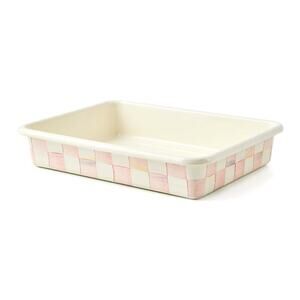 NEW Mackenzie-Childs Rosy Check 9" x 13" Baking Pan